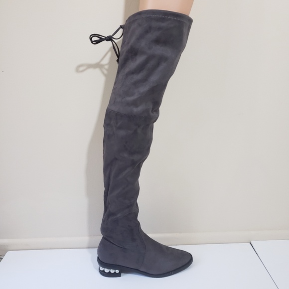 catherine malandrino over the knee boots pearl